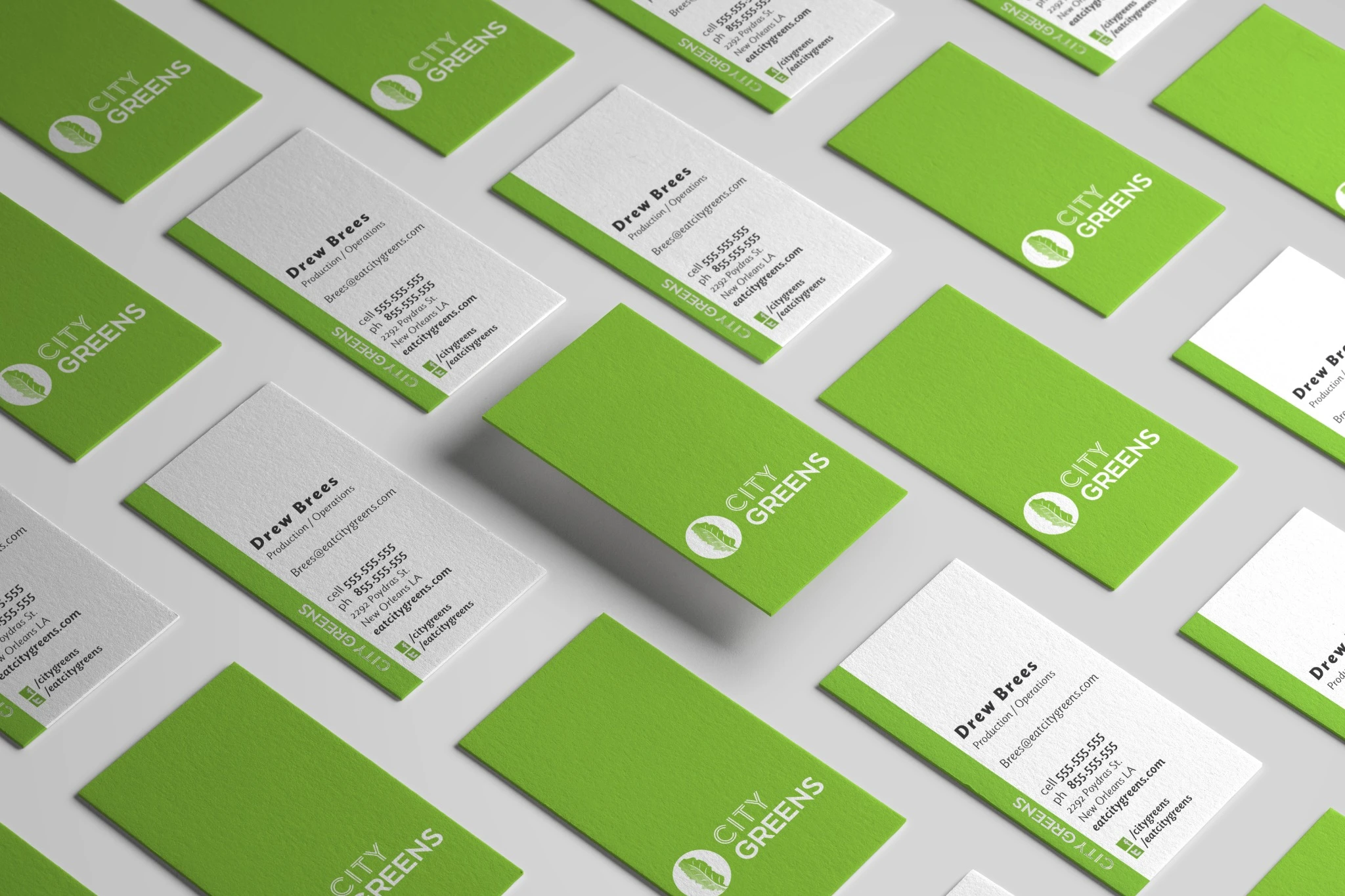 The printed identity as a coordinated system.