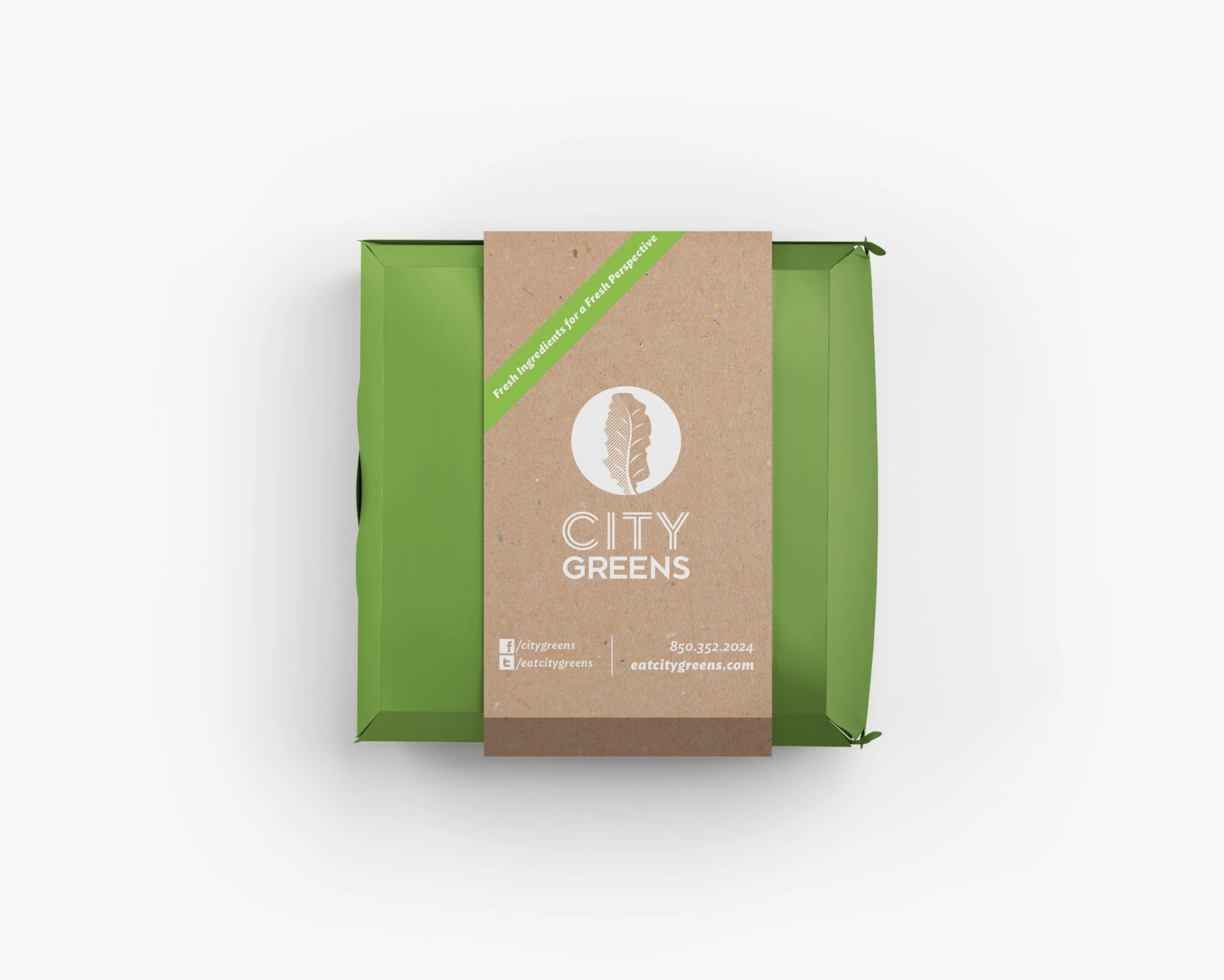 City Greens packaging presentation.