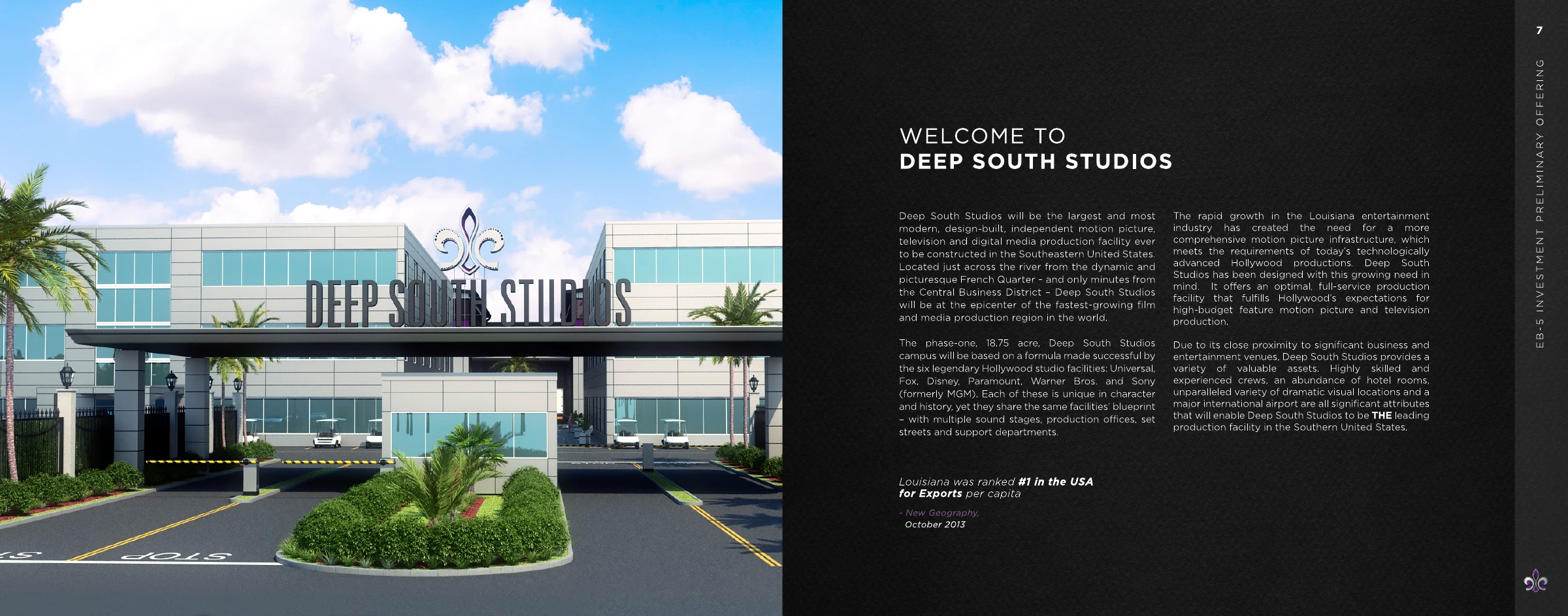 Introducing the studio and its proposed campus.