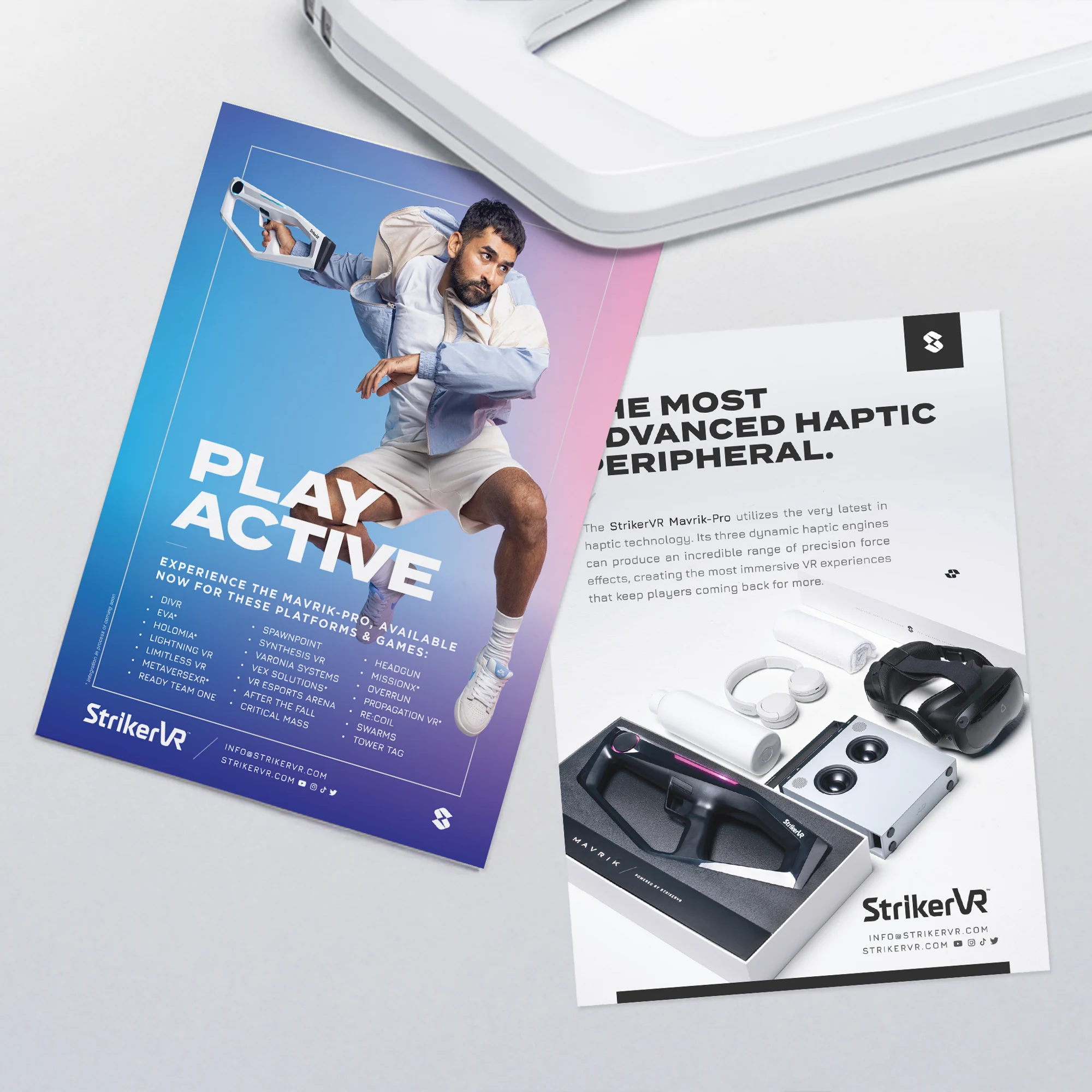 Extending the campaign into print.