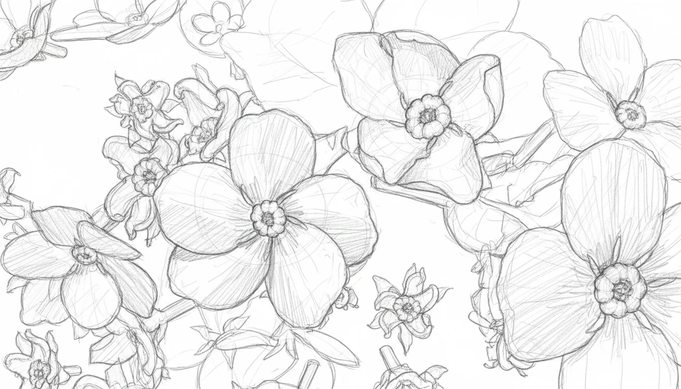 05 / Moving closer to the flowers.