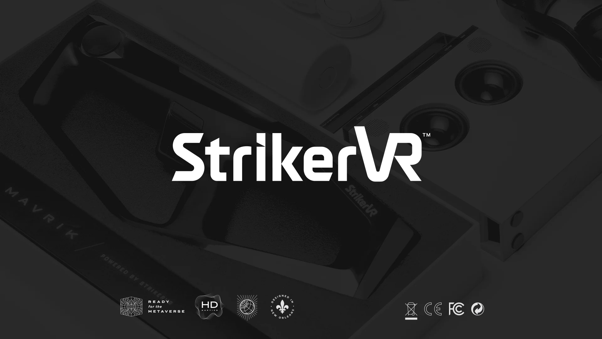 The StrikerVR identity. Brand design by Antonio Mercuri / Merx.
