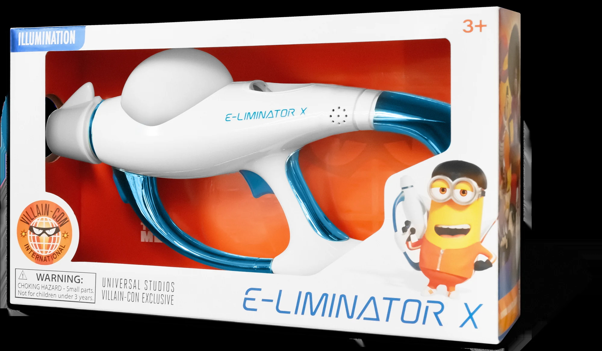 The E-Liminator X retail toy, developed by Universal from the attraction’s product design.